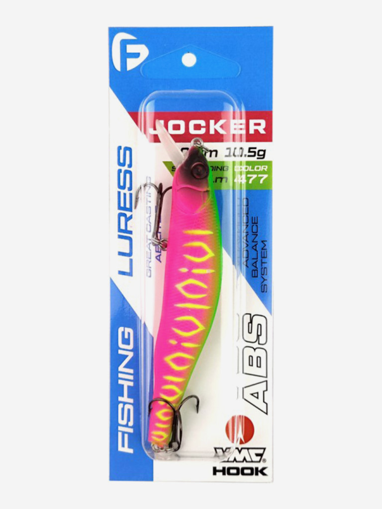 Воблер F-FISHING Jocker 90SP 90мм 10.5г 0.5-1.0м 477 Суспендр