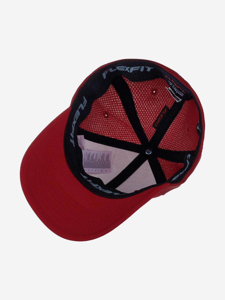 Бейсболка с сеточкой FLEXFIT 6533 (красный)