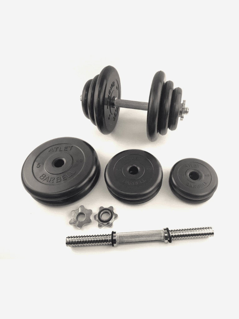 Гантели разборные BARBELL ATLET 1 по 19 кг (хромированный гриф)