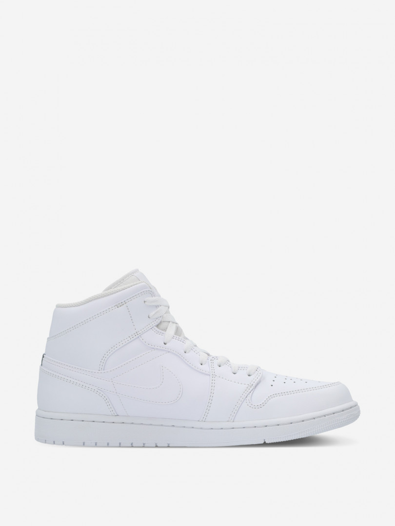 фото Кеды мужские nike air jordan 1 mid, белый