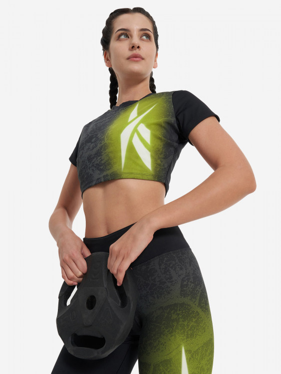 Футболка женская Reebok Lux Bold Cropped