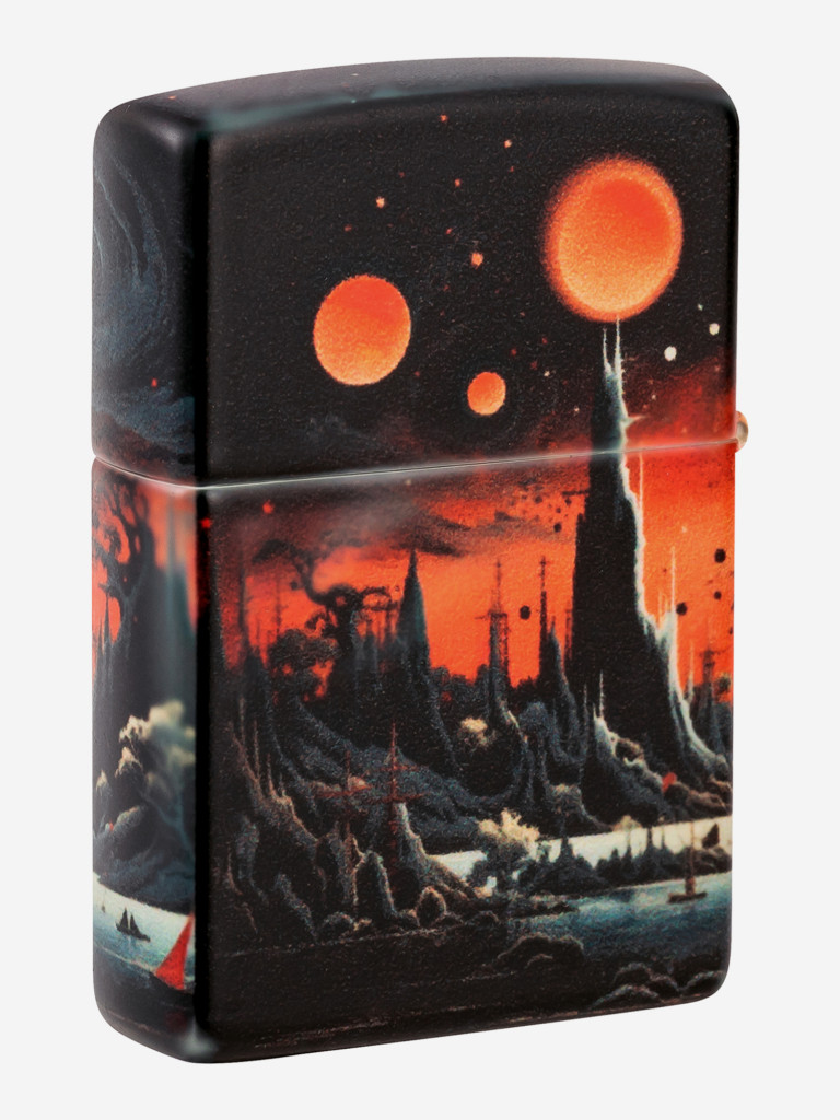 Зажигалка бензиновая ветроустойчивая Zippo Galactic Landscape Design 540 Matte