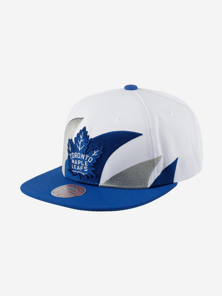 Бейсболка с прямым козырьком MITCHELL NESS 6HSSSH22088-TMLWHIT Toronto Maple Leafs NHL (белый)