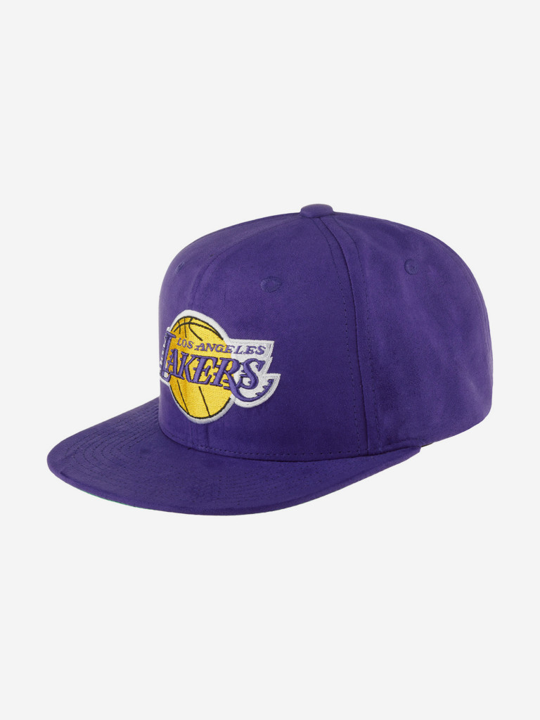 Бейсболка с прямым козырьком MITCHELL NESS HHSS7359-LALYYPPPPURP Los Angeles Lakers NBA (фиолетовый)
