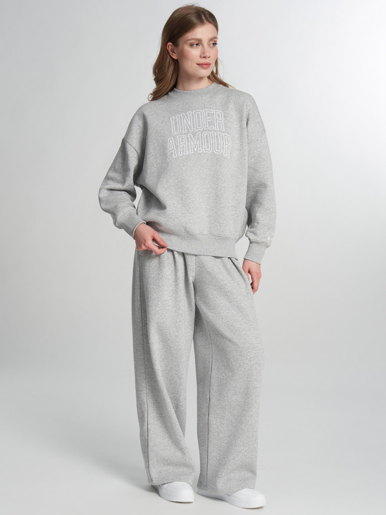Свитшот женский оверсайз Under Armour Rival Flc OS Varsity Crew