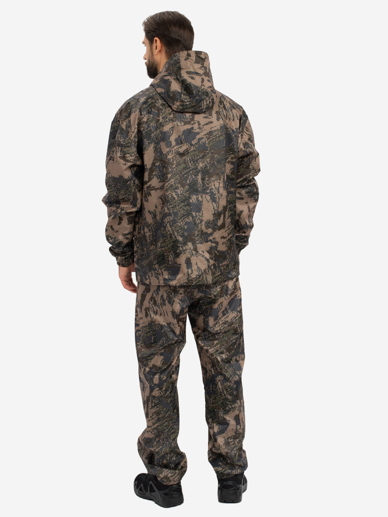 Костюм-дождевик мужской Huntsman ВВЗ Шторм для рыбалки и охоты, ткань таффета PVC 20000 мм вод.ст.