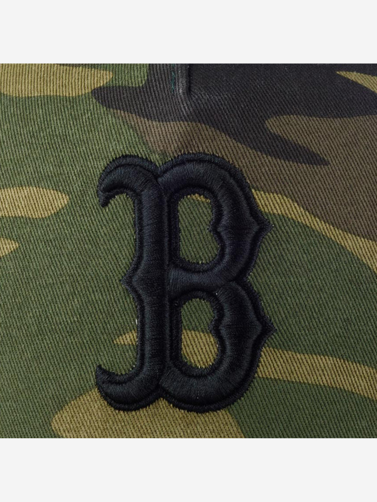 Бейсболка 47 BRAND B-GRVSP02CNP-CM Boston Red Sox MLB (оливковый)
