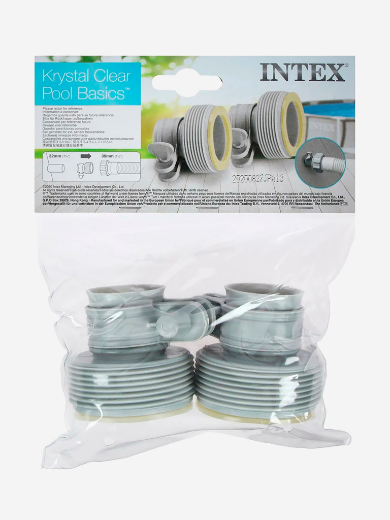 Комплект переходников Intex 29061 (2шт) для шлангов 32/38 мм