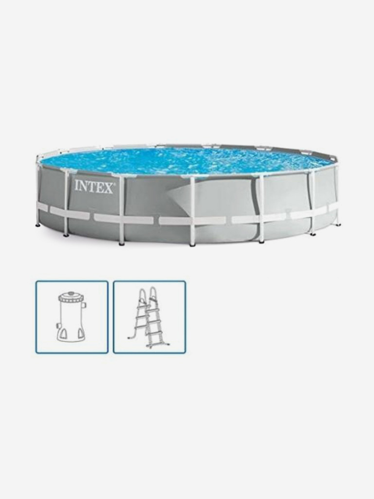 Каркасный бассейн Intex Prism Frame Pool 26718 FR (366х122см) с фильтр-насосом и лестницей