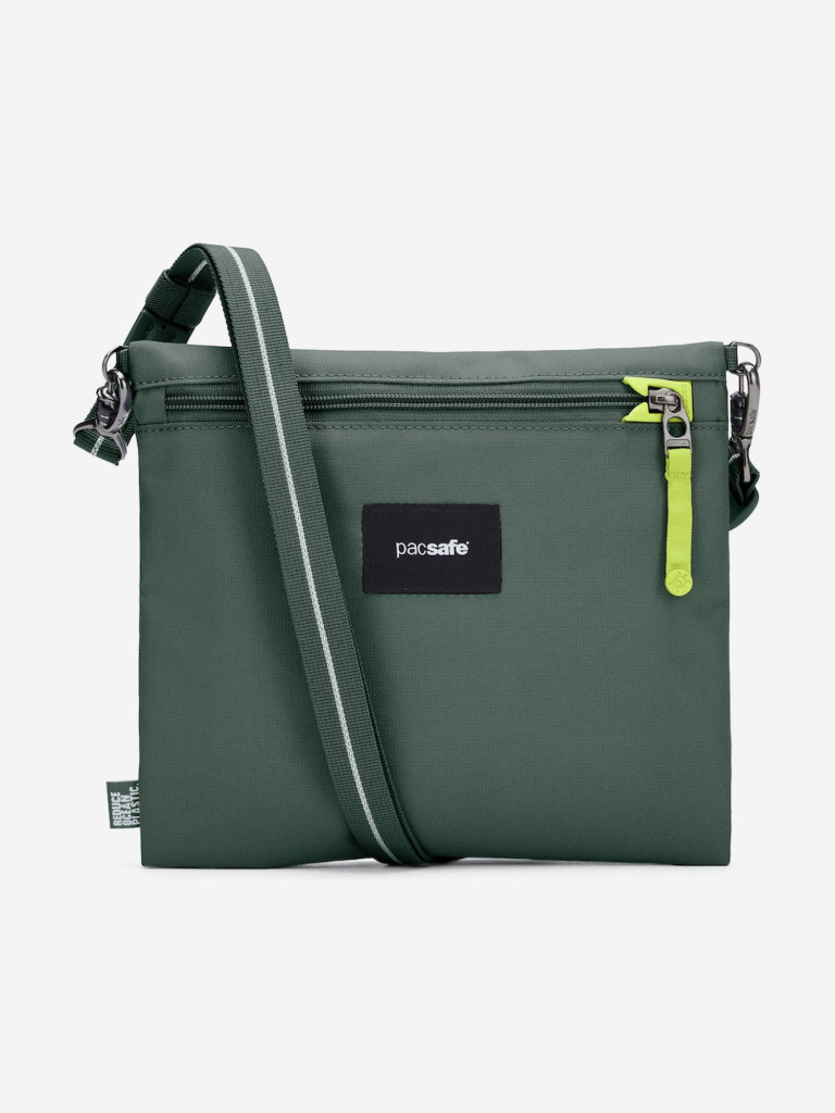 Сумка антивор Pacsafe GO crossbody pouch, Spruce Green, 3,5 л.