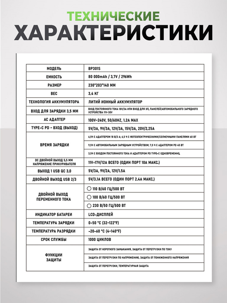 Портативная электростанция Boltpower 300 MAX