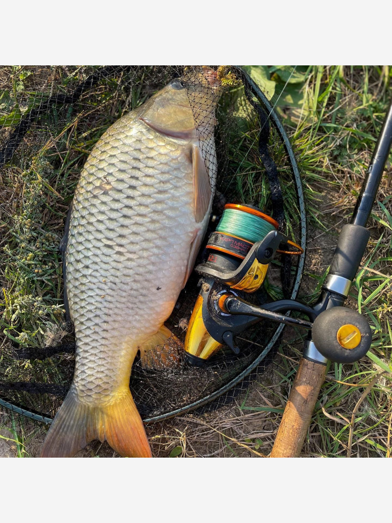 Катушка карповая с байтраннером Волжанка Карп Мастер 3000