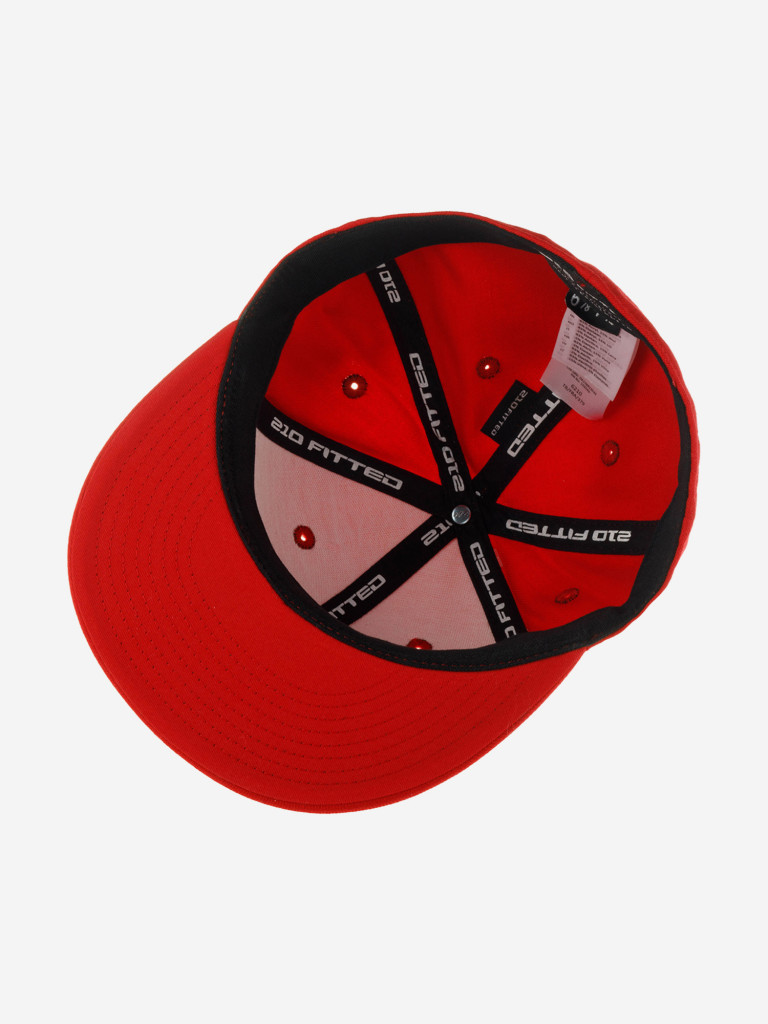 Бейсболка с прямым козырьком FLEXFIT 6210 (красный)