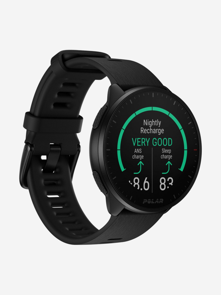 Умные часы Polar Pacer Night Black, 45mm, черный