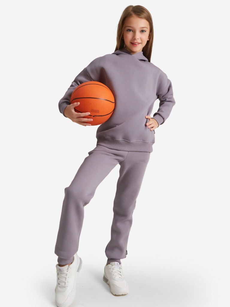 Костюм-двойка из футера начесом для мальчика и девочки Looklie