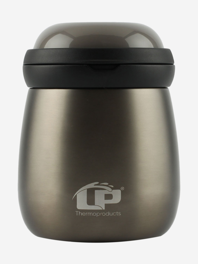 Термос для еды LP Thermoproducts Royal 0.65 л, с ложкой, серый