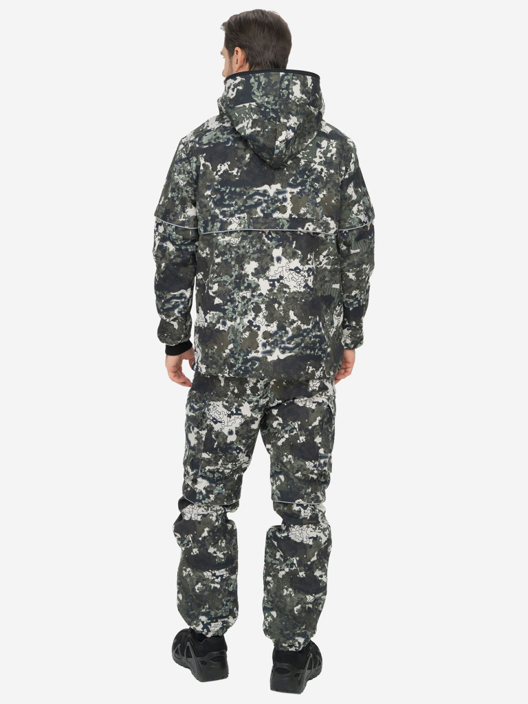 Костюм мужской Huntsman Полюс LUX зимний на флисе для охоты и рыбалки, ткань Cell