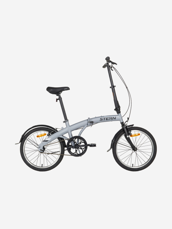 Велосипед складной Stern Compact 1.0 20", 2023 серый цвет — купить за 17999 руб., отзывы в интернет-магазине Спортмастер