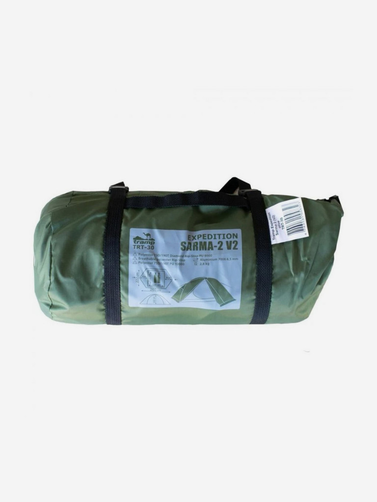 Палатка туристическая TRAMP Sarma2V2 зеленый
