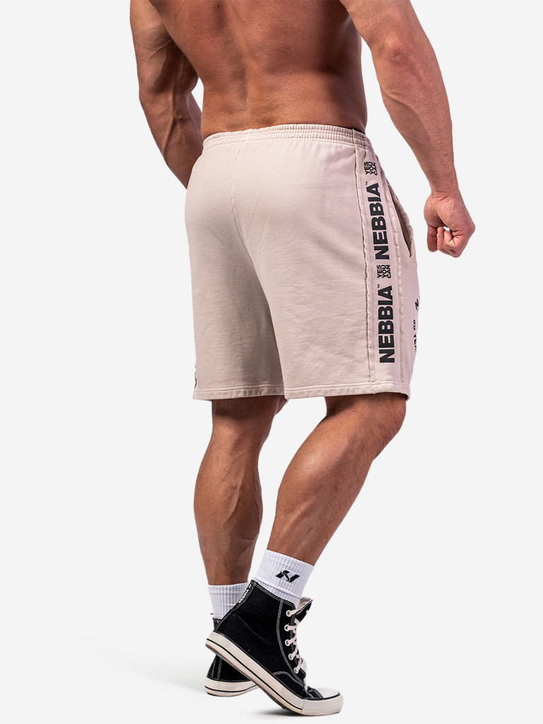Шорты спортивные NEBBIA Washed Sweat Shorts LEGEND 786