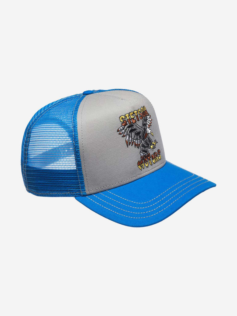 Бейсболка с сеточкой STETSON 7751161 EAGLE (голубой)