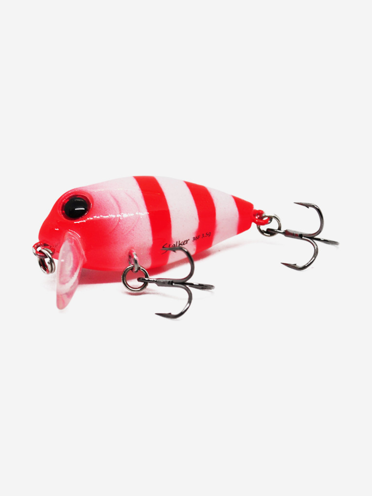Воблер Mottomo Stalker 36F 3,5g White Red
