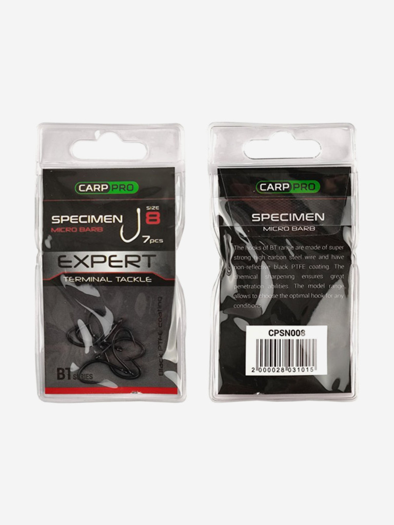 Крючок CARP PRO Teflon Specimen №8 7шт