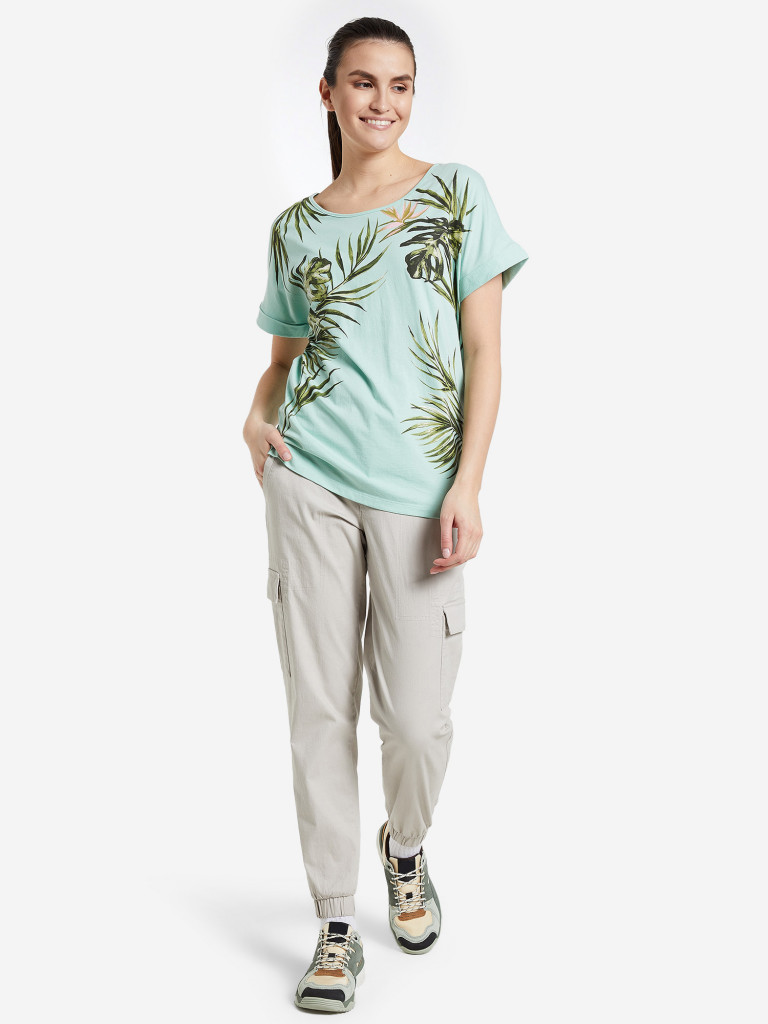 Футболка женская Jack Wolfskin Tropical Leaf