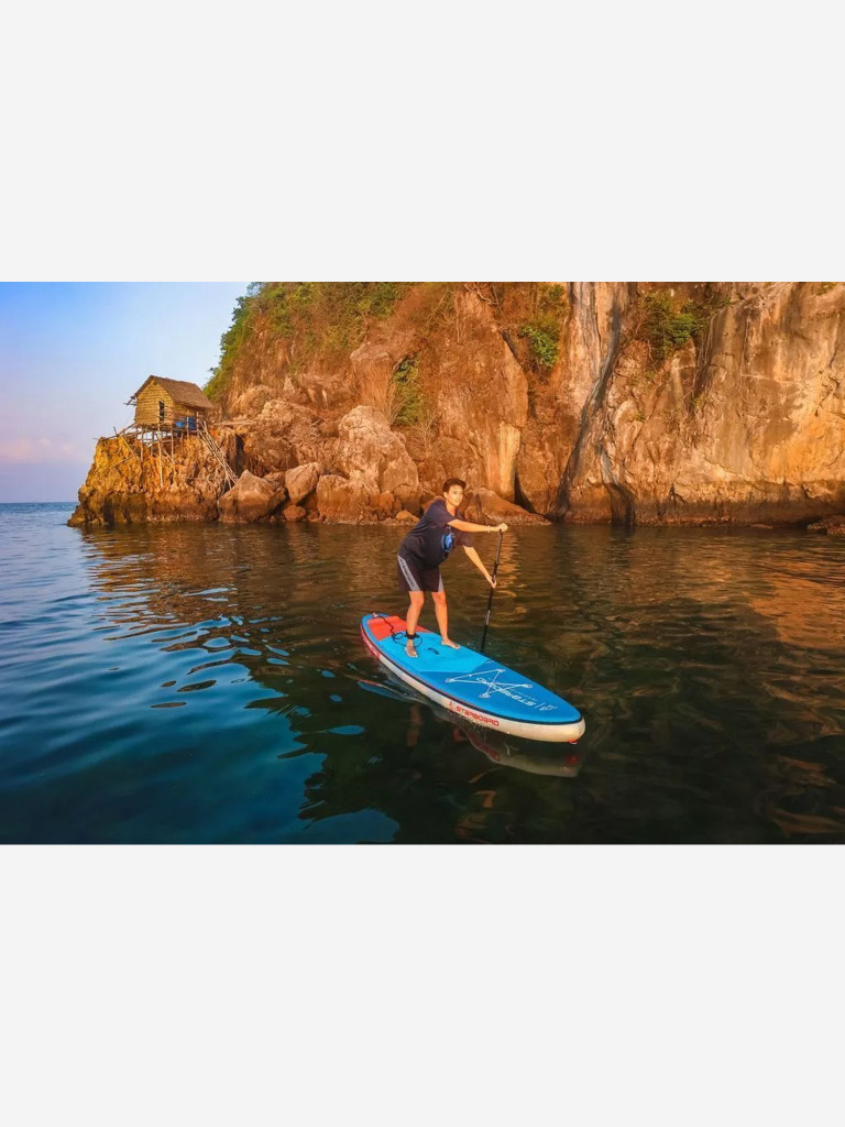 Сапборд надувной двухслойный Starboard iGO Deluxe Dc 10.8х33х6, 325x84x15 см