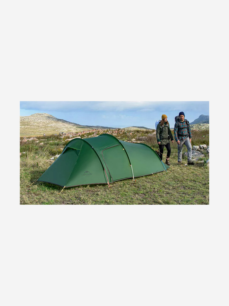 Палатка Naturehike Opalus Si 3-местная, алюминиевый каркас, зеленый