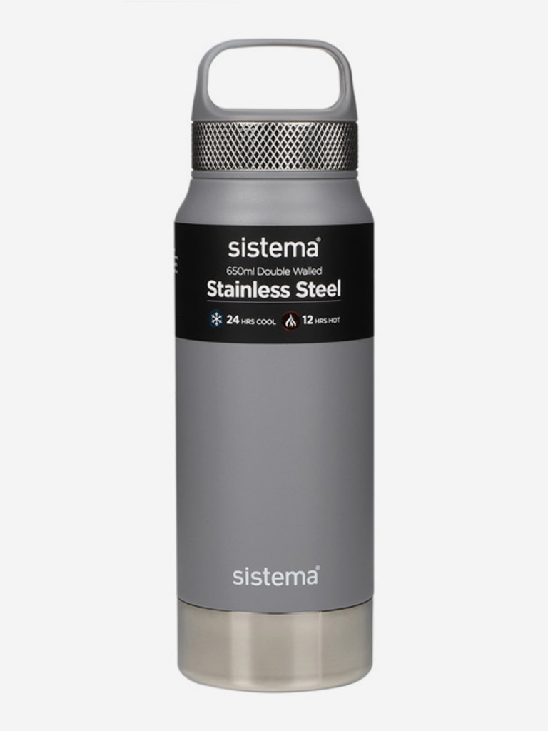Термобутылка Sistema "Hydrate" 650мл серая 560