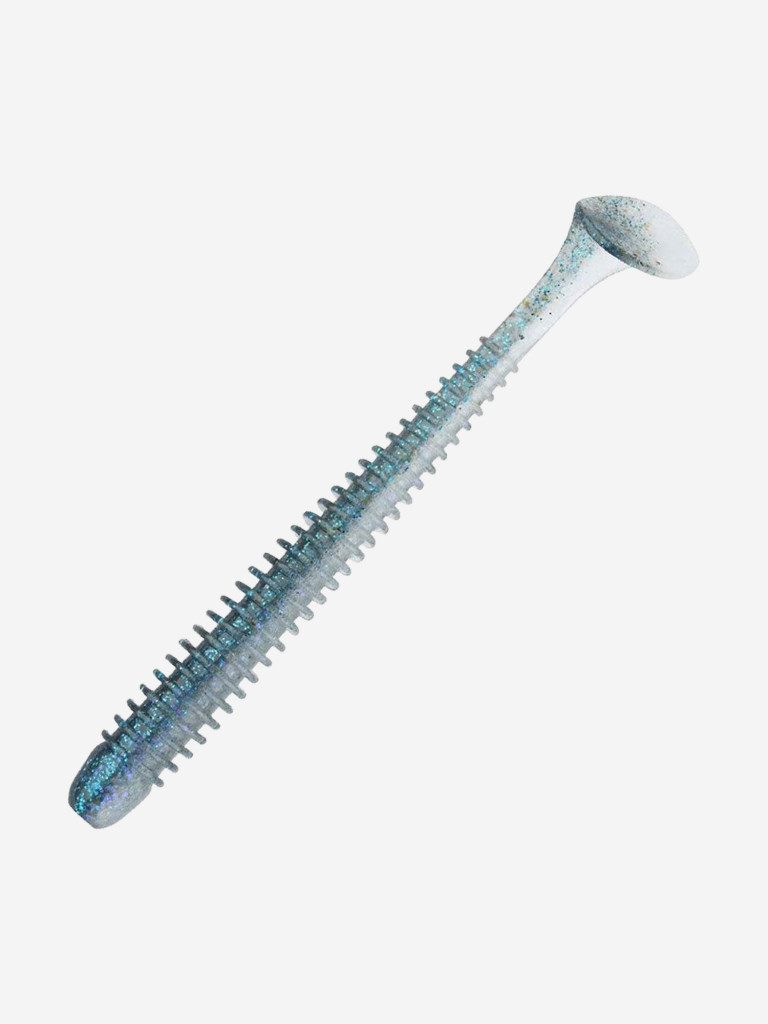 Силиконовые приманки для рыбалки Keitech Swing Impact 4.0 EA# 22 Electric Silver Shiner