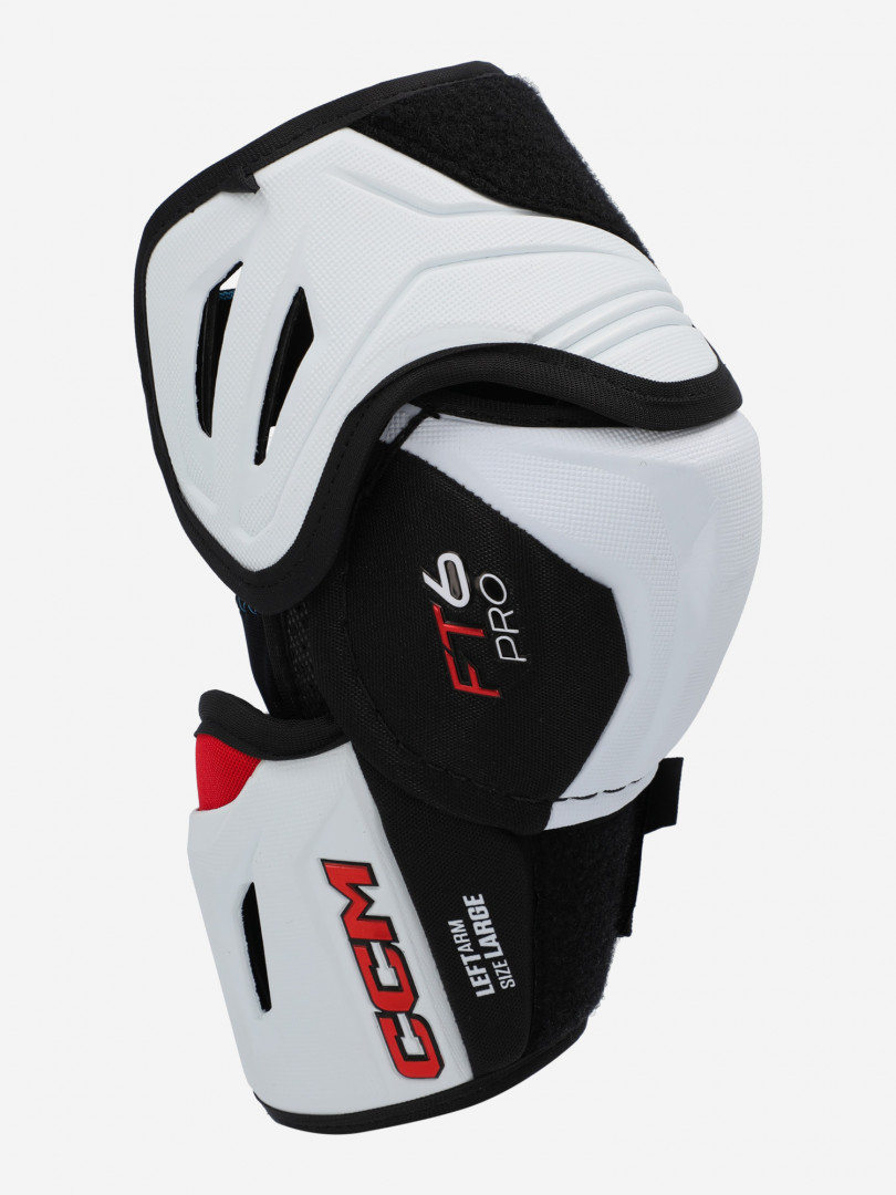 фото Налокотники хоккейные ccm jetspeed ft6 pro sr, белый