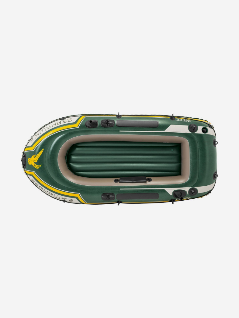 Лодка надувная Intex 68347 Seahawk 2 Set, 2-местная, насос, весла, до 240 кг