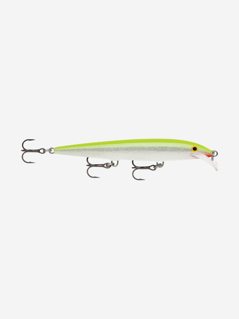 Воблер для рыбалки RAPALA Scatter Rap Minnow 11, 11см, 6гр, цвет SFC, плавающий