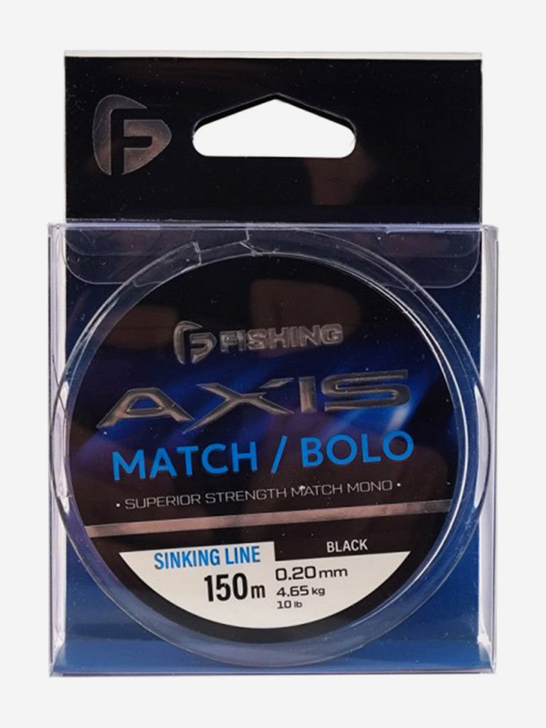 Леска F-FISHING Axis Match Bolo Line Black 150м 0,20мм 4,65кг 10lb