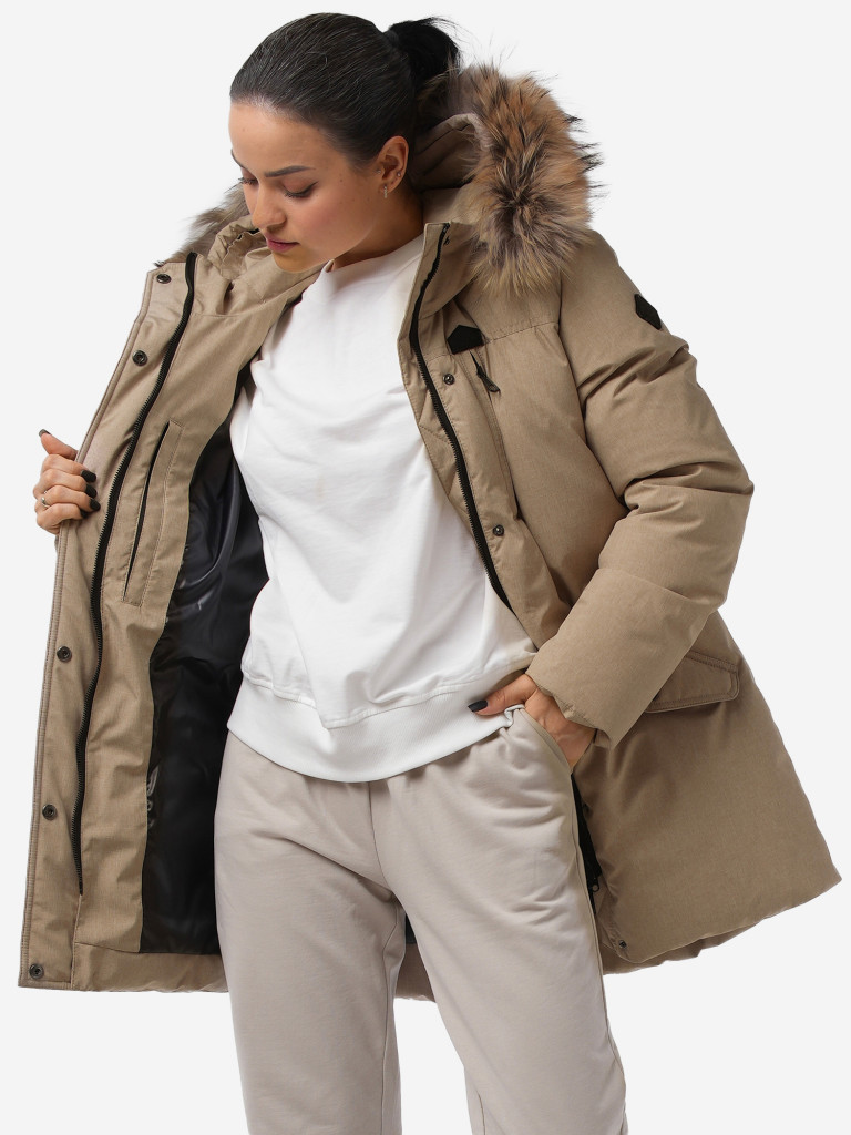 Пуховик женский на натуральном пуху Next Line