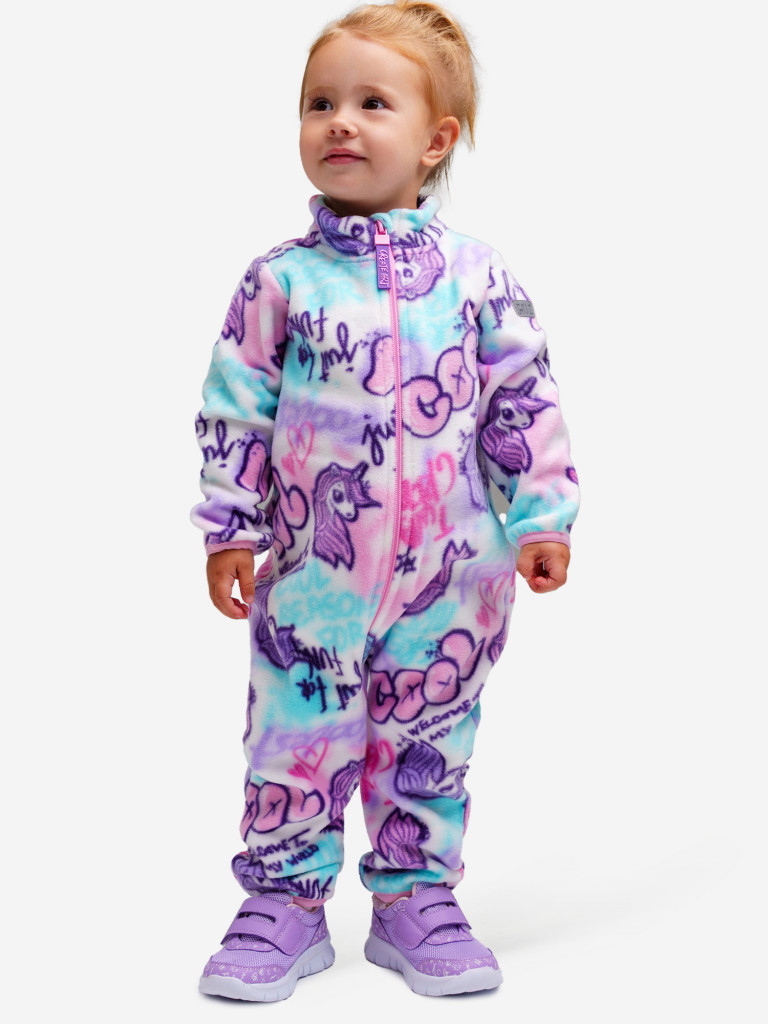 Комбинезон флисовый для девочек PlayToday