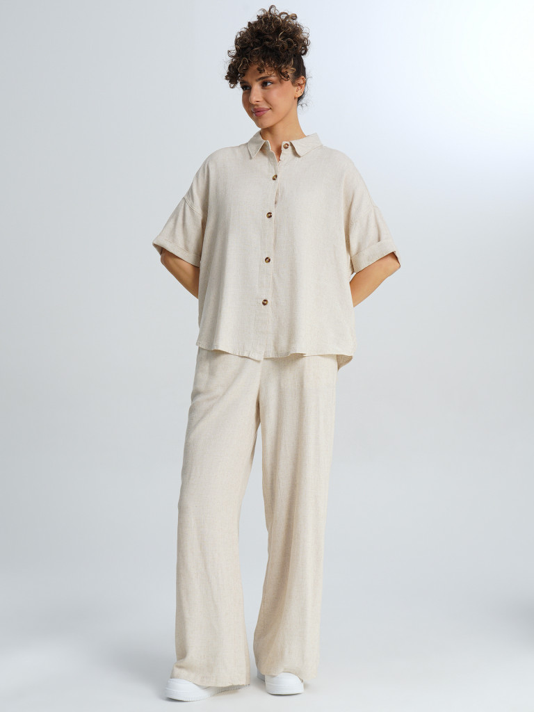 Рубашка с коротким рукавом женская Roxy Beachy Nostalgia