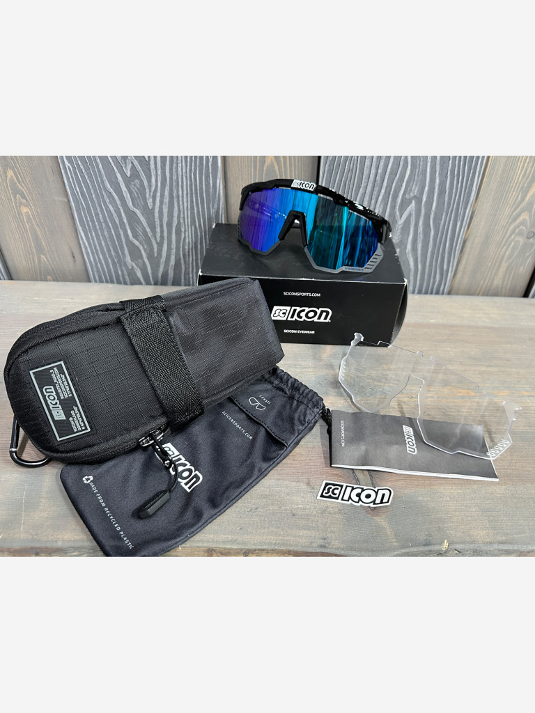 Очки спортивные Scicon AeroShade Kunken оправа Black Gloss линза SCNPP Multimirror Blue
