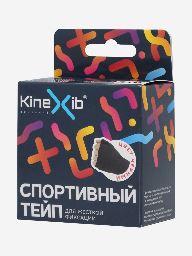 Спортивный тейп Kinexib Sport, 9,1 м, Черный