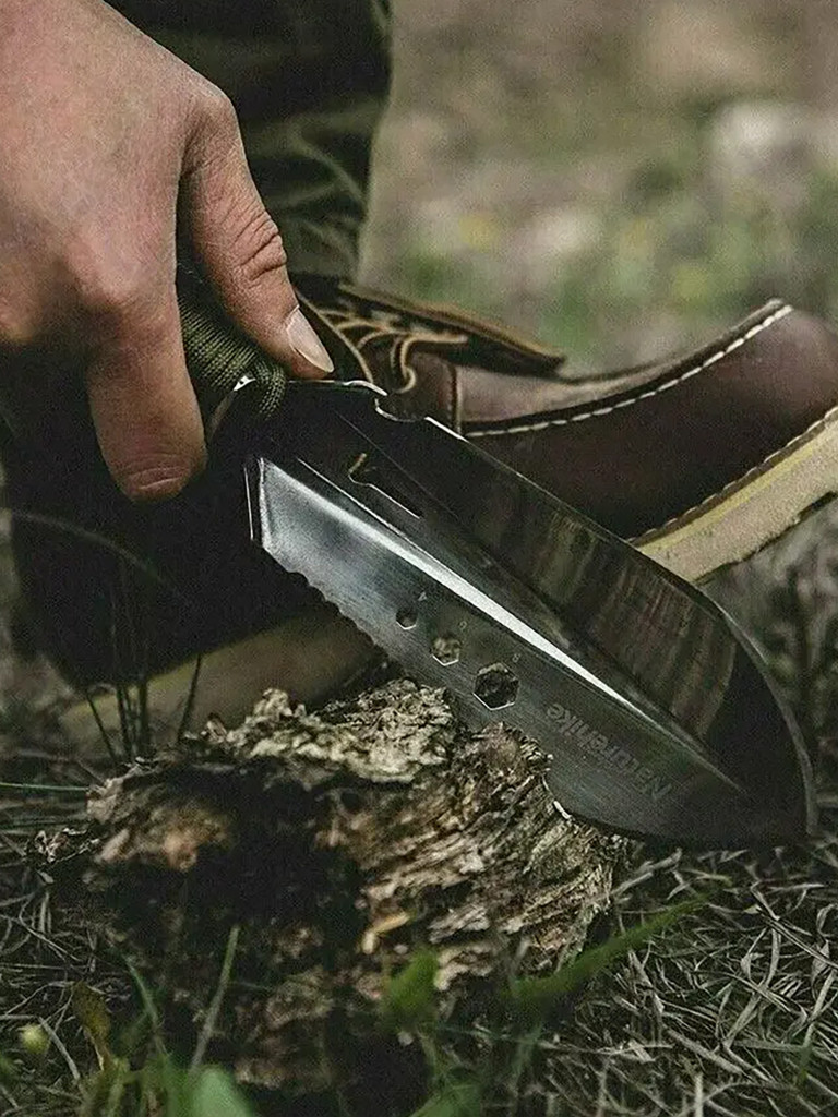 Лопата ручная Naturehike многофункциональная, зеленая