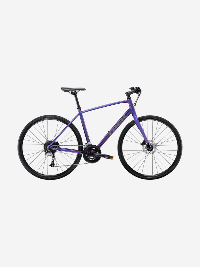 Велосипед городской Trek Fx 3 Disc 700C, 2022, Фиолетовый