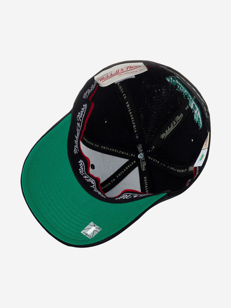 Бейсболка MITCHELL NESS HHSSINTL102-SSUYYPPPBLCK Seattle Supersonics NBA