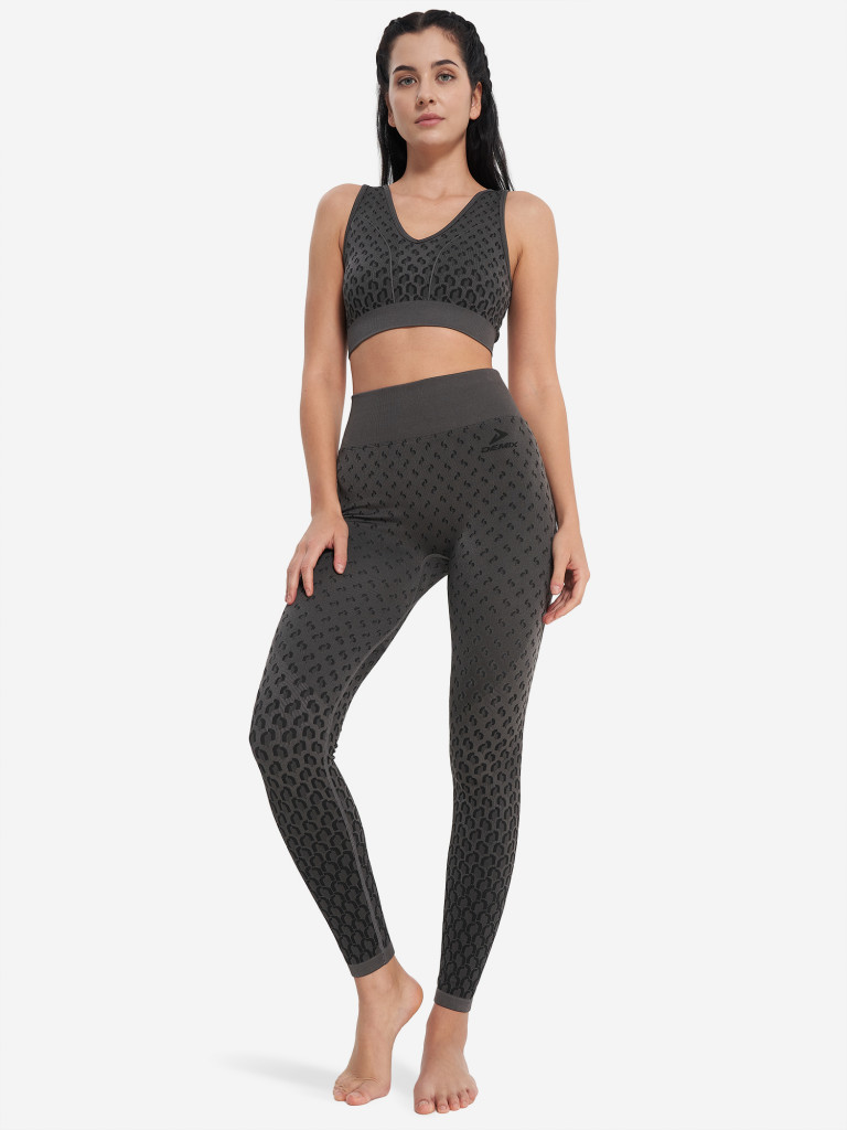 Легинсы женские Demix HighFlow Yoga Seamless Gfx