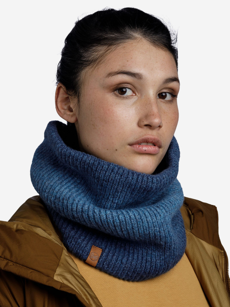 Шарф Buff Knitted & Fleece Neckwarmer MARIN Denim