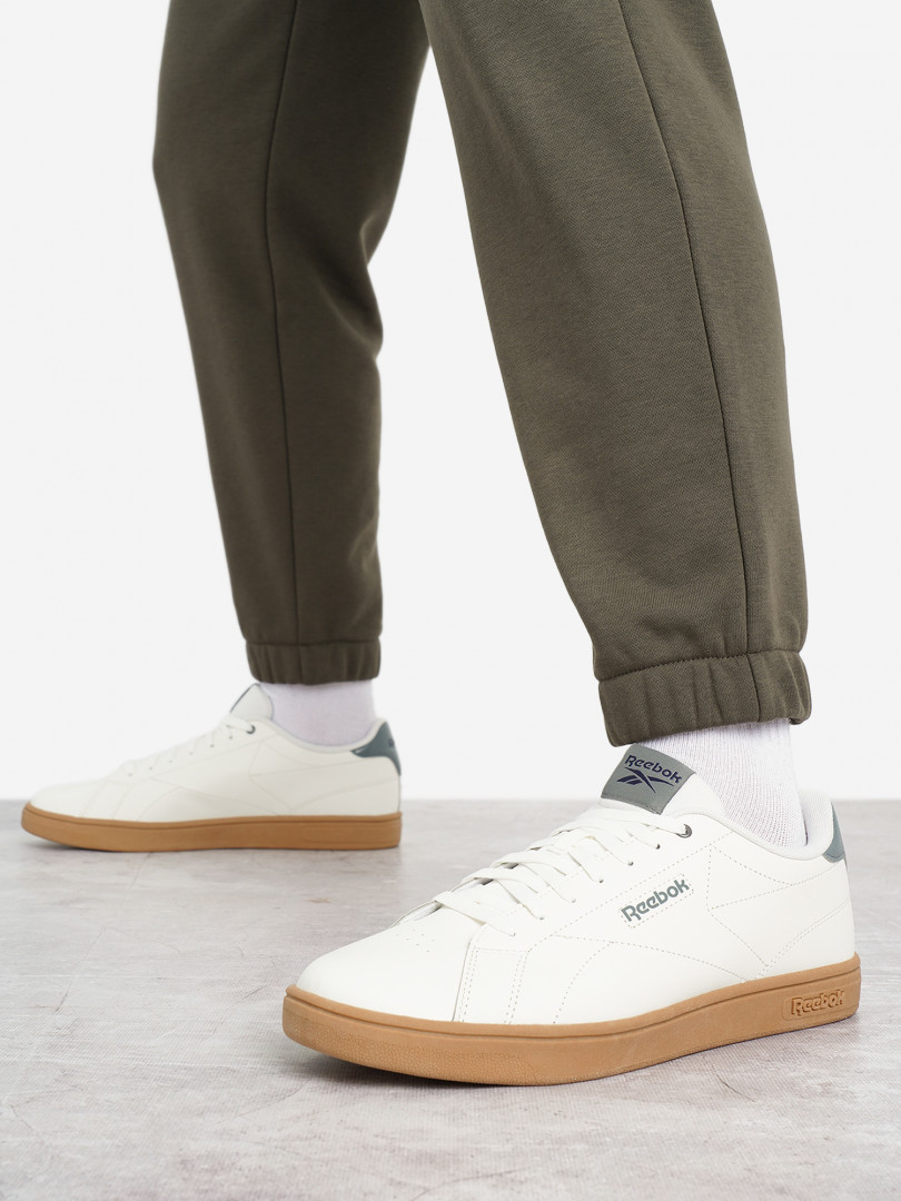фото Кеды мужские reebok court clean, белый