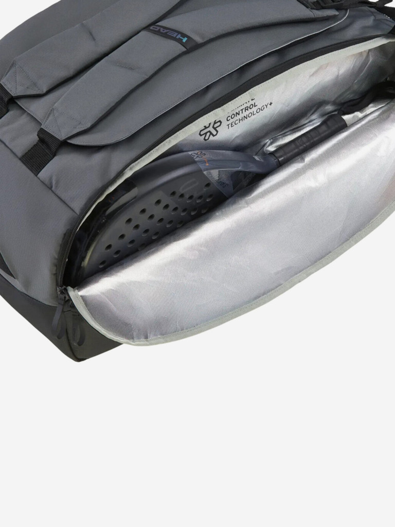 Спортивная сумка для падела HEAD PRO X L BLACK GRAY