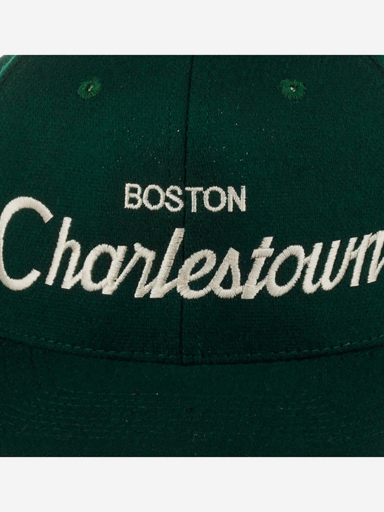 Бейсболка с прямым козырьком HOOD 100-MWL001-MA005-FR Charlestown, MA (зеленый)