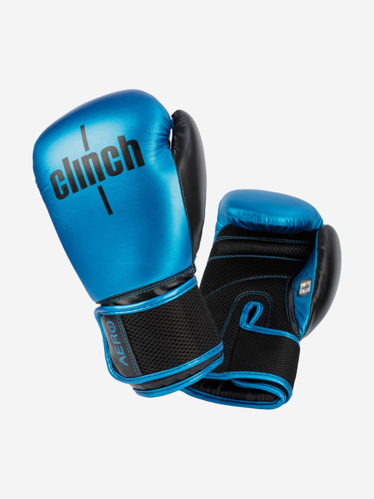 Перчатки боксерские Clinch Aero 2.0 сине-черные